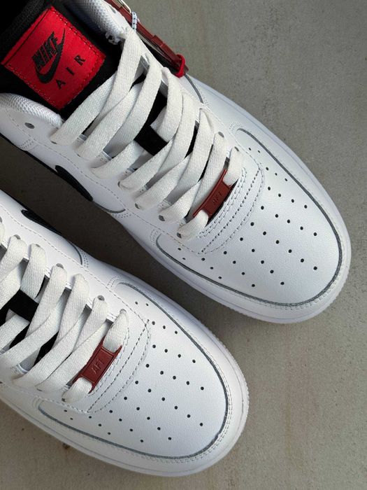 Мужские кроссовки Nike Air Force 1 '07 PRM "Mousqueton Swoosh Rouge"