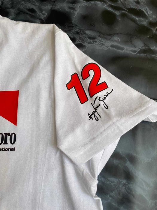 t-shirt ayrton senna marlboro classic