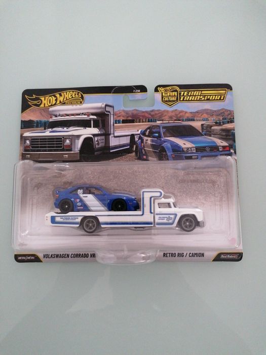Hot Wheels Team Transport Volkswagen Corrado e Retro Rig