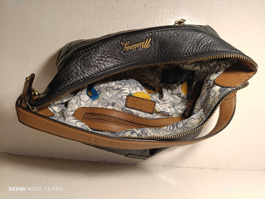 torebka skórzana Mantaray