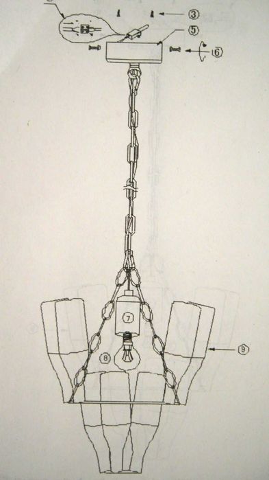 Lampa sufitowa wisząca