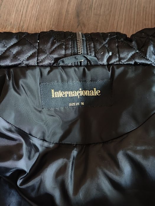 Аляска Куртка Internacionale Утеплена Y2K Flared Casual Drip Drill