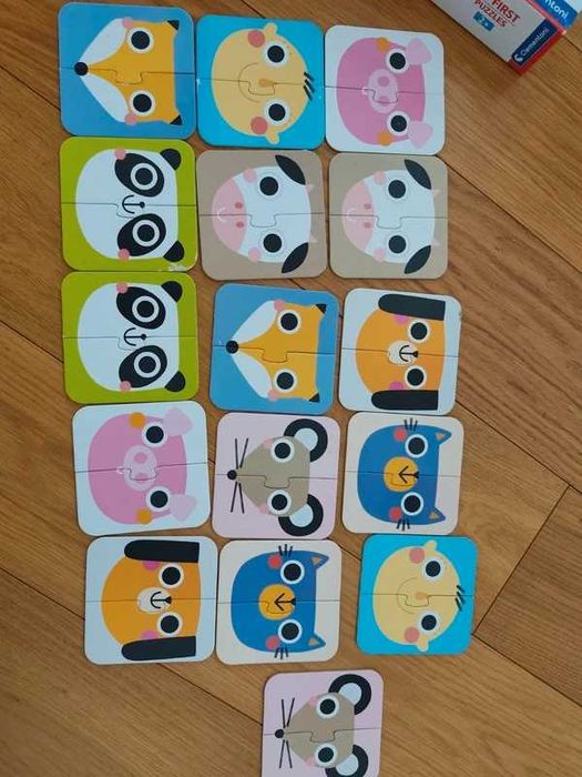 Duży zestaw puzzli dla Malucha, pierwsze puzzle