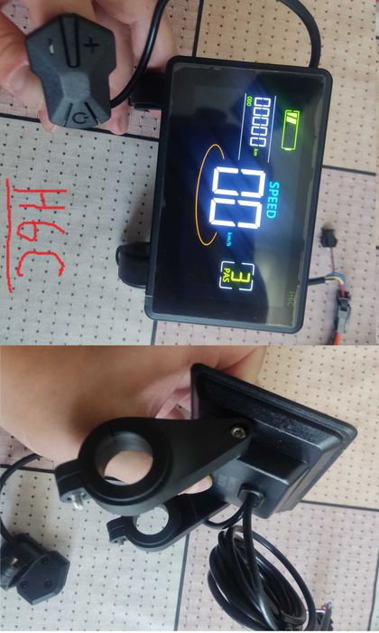 Синусный контроллер с дисплеем 24v/36v/48v/52/60v 350w 500w 1000w 1500