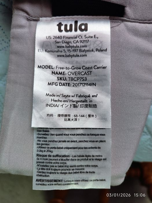 Mochila Ergonómica Tula