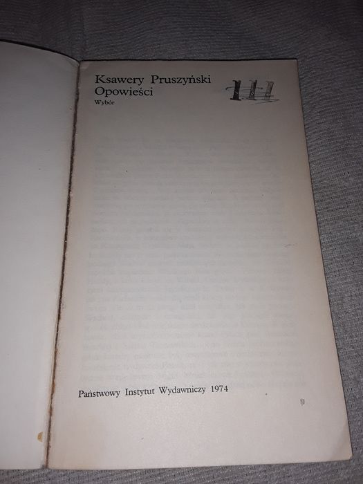 Opowieści Ksawery Pruszyński seria biblioteka literatury Trzydziestole