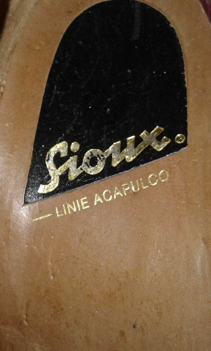 Super Skorzane Retro pantofle Sioux