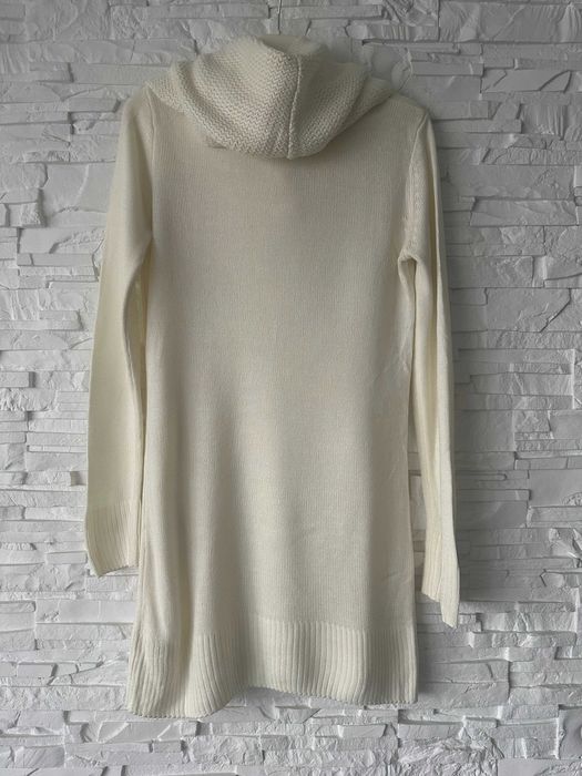 Sweter sukienka z golfem H&M Basic roz. S