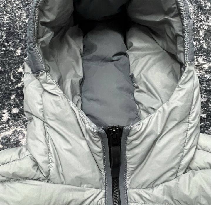 Легкий пуховик Stone Island сірий