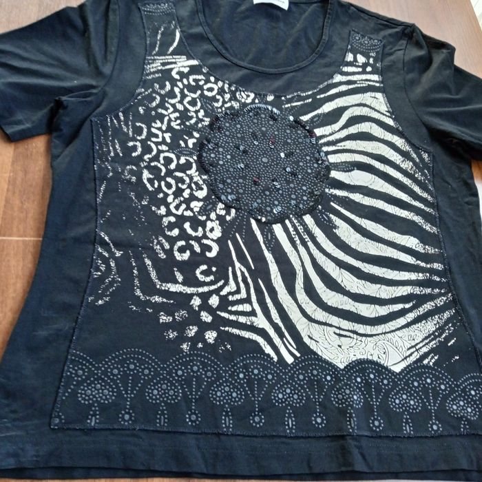 Gerry Weber Czarna bluzka r M/L stan bardzo dobry