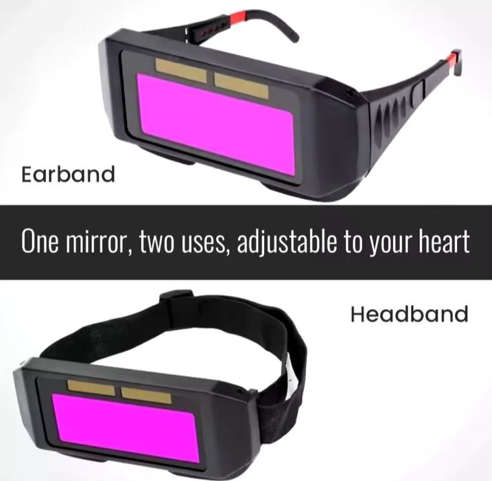 Сварочный светофильтр очки хамелион для маски увеличительное стекло