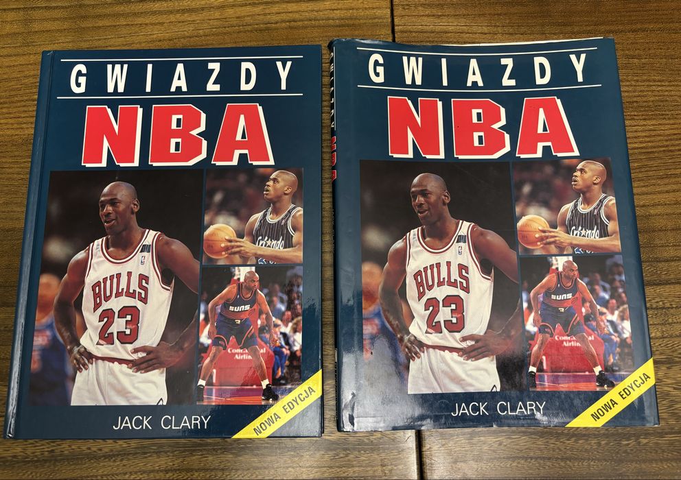 Ksiazka Jack Clary - Gwiazdy NBA + bonus plakat Jordan vs Magic