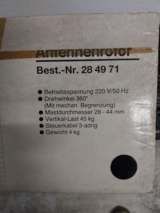 Antena parabólica + motor DiSEqC + LNB Quad Universal