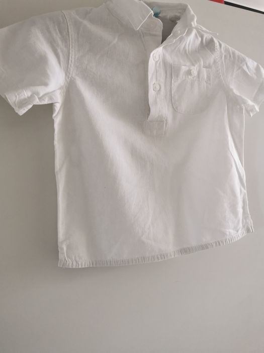 Biała lniana koszula George - rozm. 92