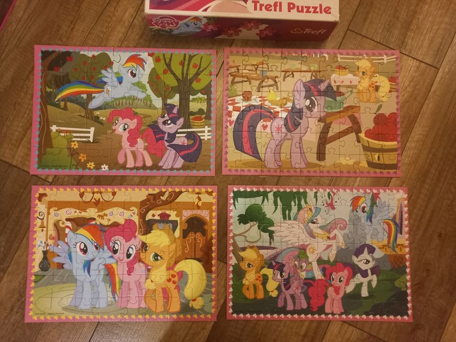Zestaw My Little Pony puzzle + 10 koników