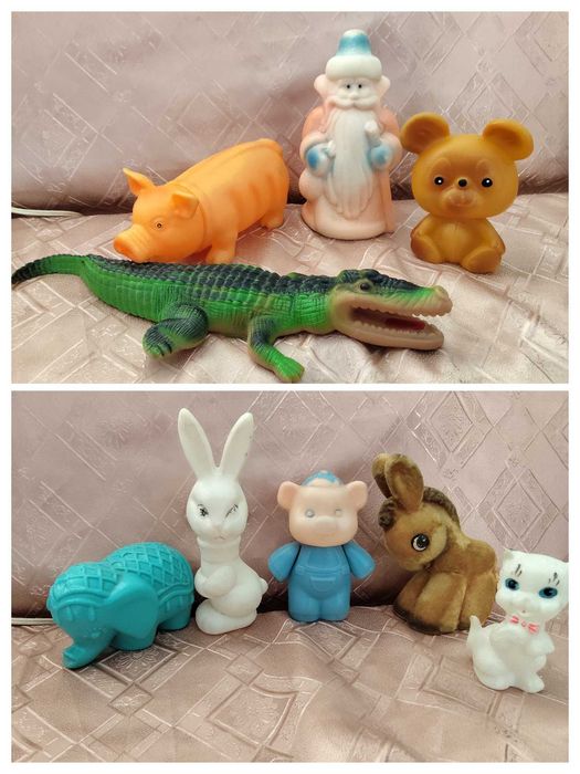 Резиновые игрушки СССР
