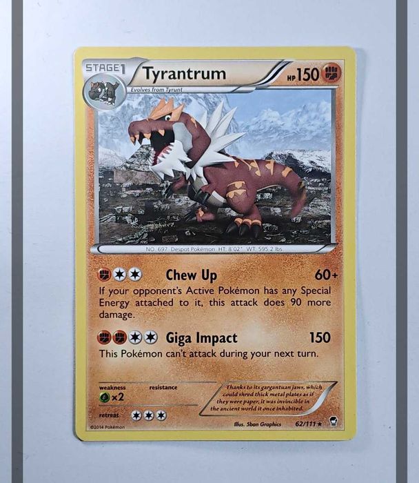 Tyrantrum 62/111 FFI Pokemon ENG-NM