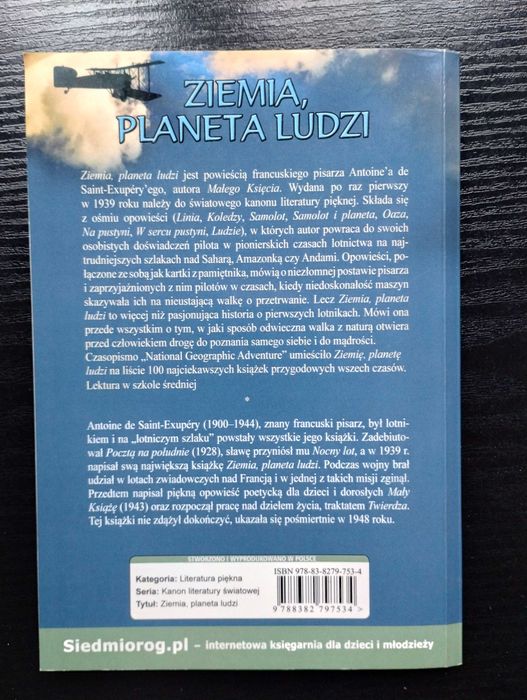 Ziemia , planeta ludzi - Antoine de Saint-Exupéry
