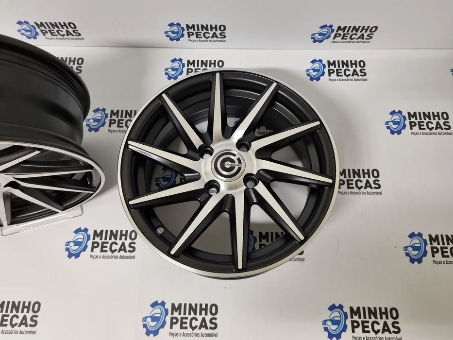 Jantes Look Vossen CVT em 14 (4x100) Preto Polido