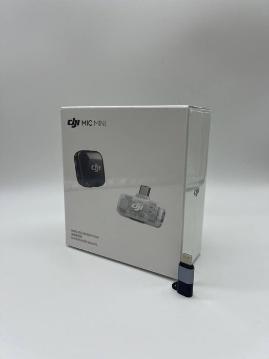 Запаковані DJI Mic Mini Mobile 1 TX + 1 Mobile RX lighting