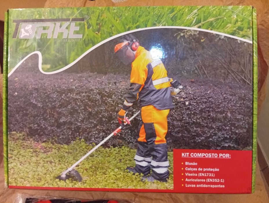 Kit Proteção motoroçadora 5 em 1, calças casaco, Tork