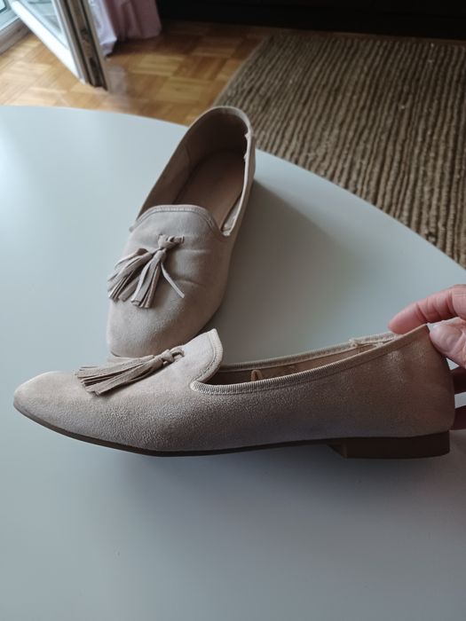 Beżowe baleriny Bassano, rozm.39