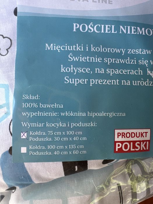 Posciel dla niemowlakow