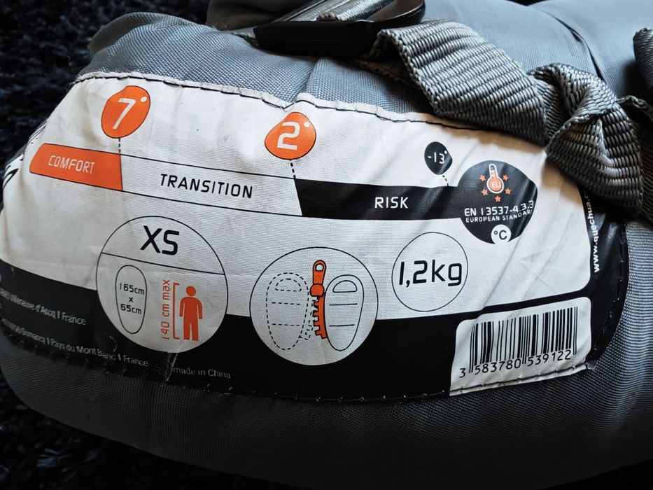 2 sacos cama da Decathlon, como novos, XL e XS