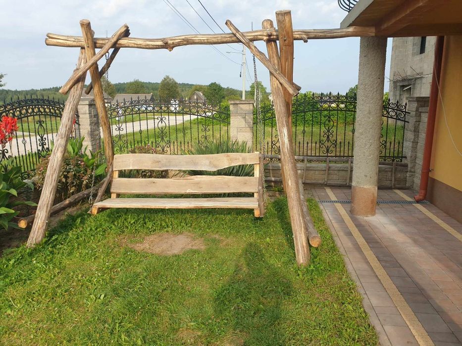 Huśtawka dębowa.