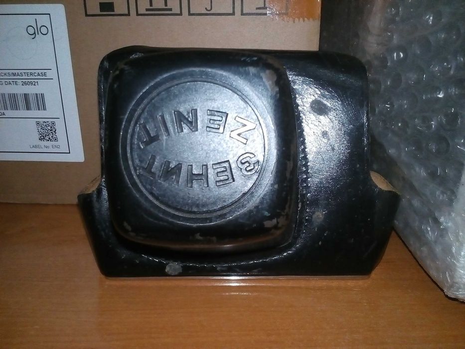 кофр чехол для фотоаппарата СССР, кожаный футляр Зенит/Zenit