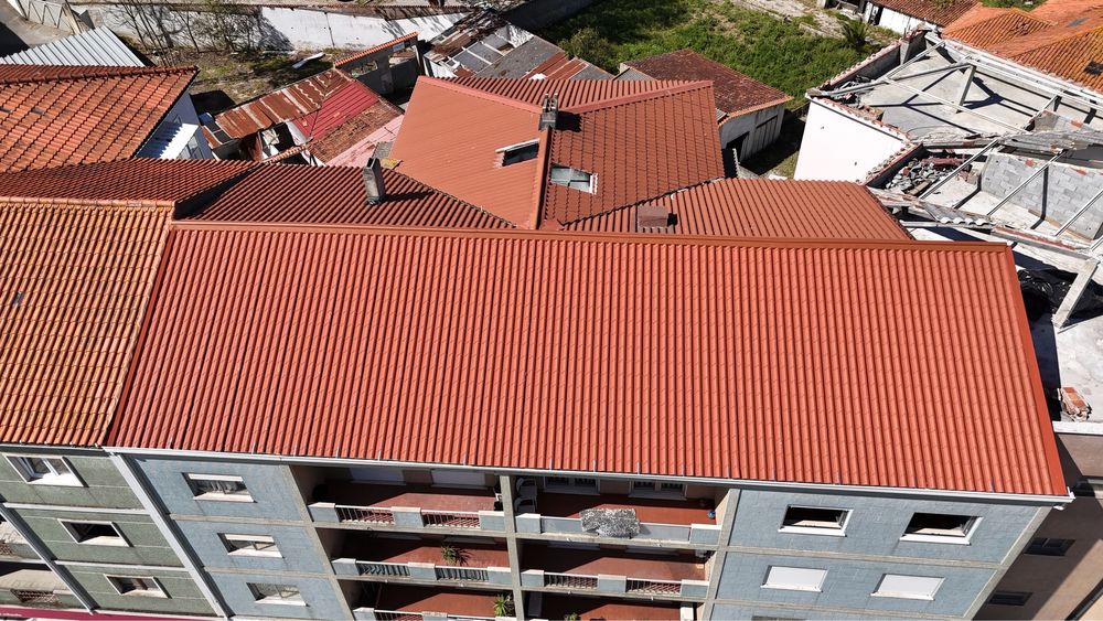 Telhados, fachadas, impermeabilzação.