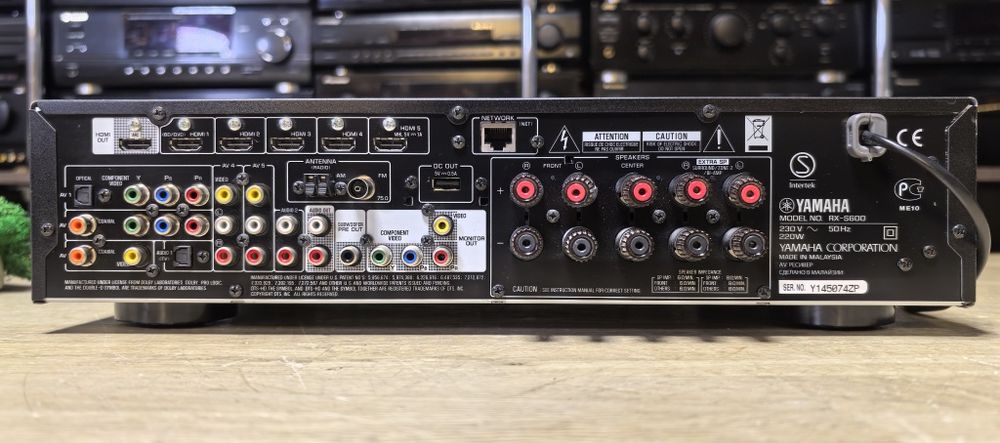 Ресивер Yamaha RX-S600/USB/HDMI/Optical/Internet Radio/6Ω/Пульт