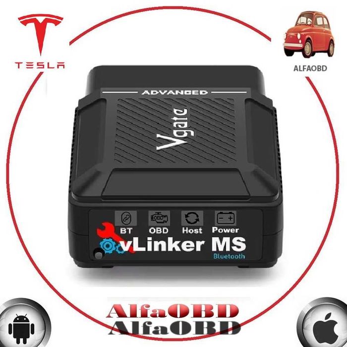 Сканер VGate vLinker MC+ ( и FS - MS ) Bt5 под iPhone-Ios Android Windows OBD2