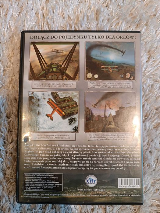 Wings of honour battles of the red baron cd PC