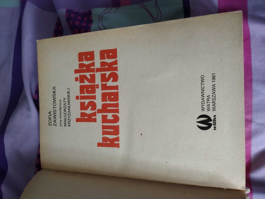 Książka kucharska 1981 rok