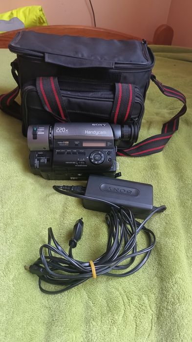 Kamera Sony Ccd Tr 640 Video8 torba zestaw