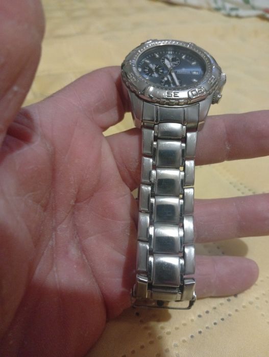 Relógio festina, aço, cronógrafo