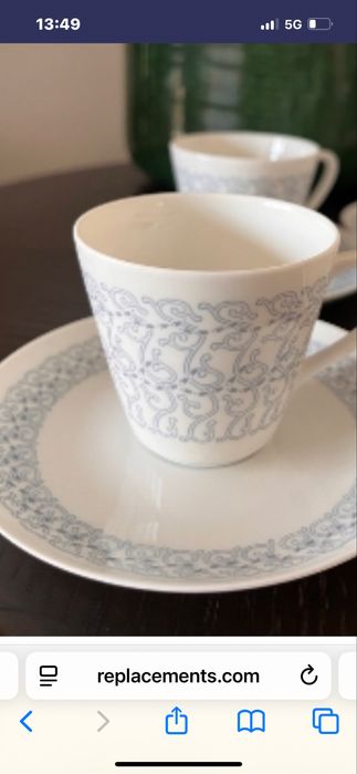 Serviço de chávenas café vintage
