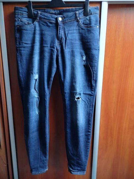 Ładne Duże Spodnie dżinsowe Skinny Yessica 44