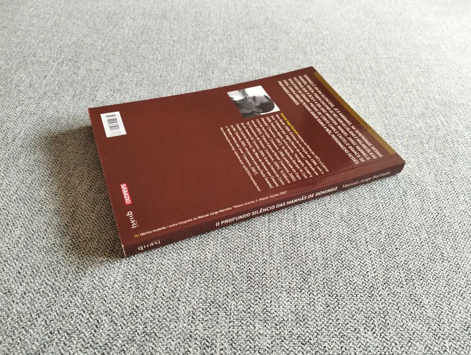 Livro "O profundo silêncio das manhãs de Domingo" de Manuel Jorge Marmelo