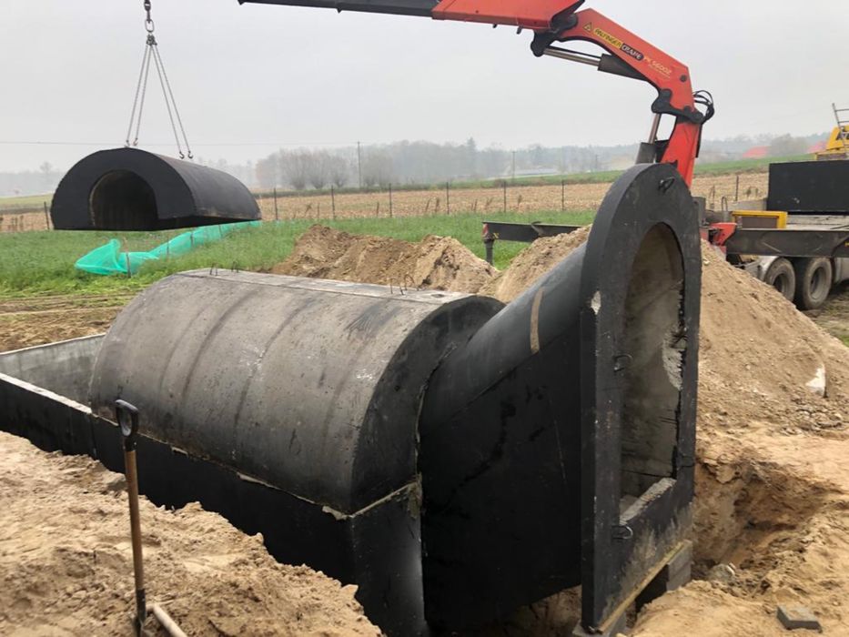 Szambo betonowe 7m3 zbiornik PPOŻ kanał samochodowy Piwnica Duża