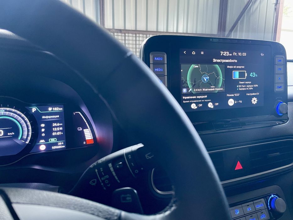 Hyundai kona electric 64kw Європа не Америка  максимальна NardoGrey