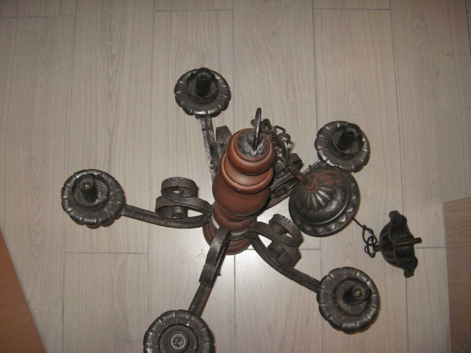 Antigo Candêeiro de této - Rustico