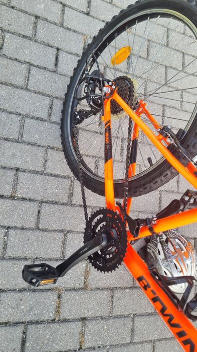 Rower dzieciecy B twin Rockrider 500,kola 24cale, bdb