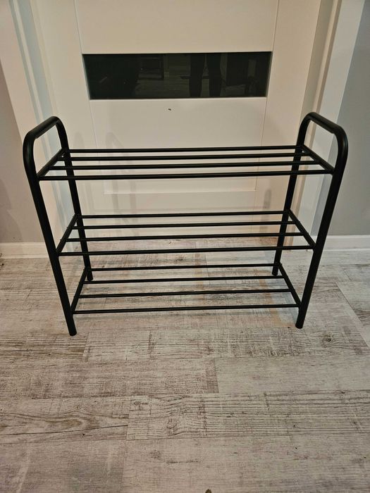 Pudełka z 3 poziomami czarna dom przechowywanie