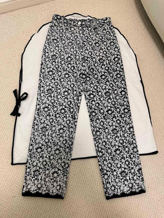Chanel 24B Floral Jacquard Jeans – розмір 38 (FR)
