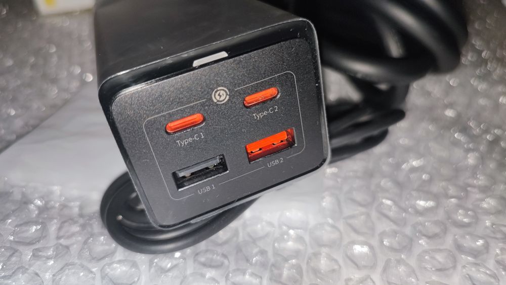 Ładowarka sieciowa Baseus PSZM000901 GaN3 Pro 2x USB + 2xUSB-C + AC, 6