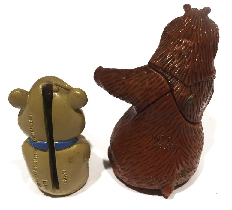 Vintage 90s Hanna Barbera Yogi Bear & Boo Boo PVC Figuras