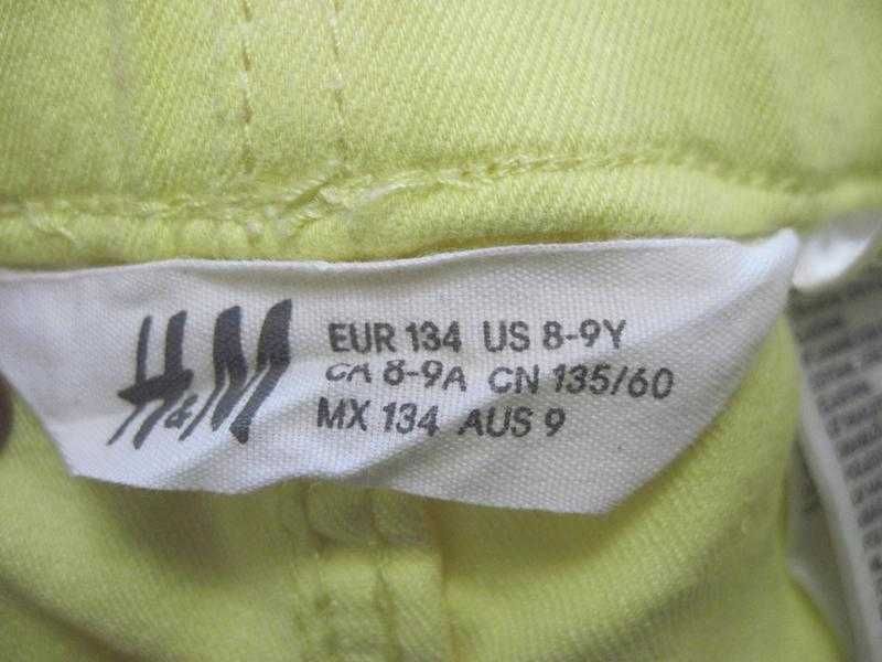 Яркие лосины, скини, джегинсы H&M на девочку