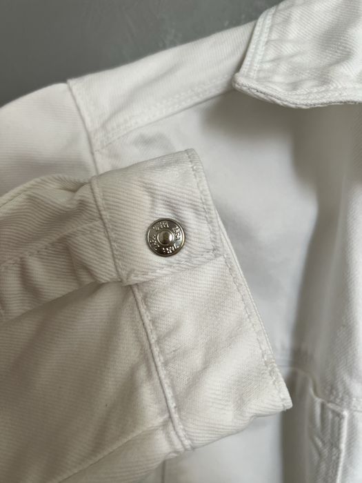 Дитяча куртка джинсова біла Zara 110см